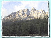 Der Mount Castle bei Banff